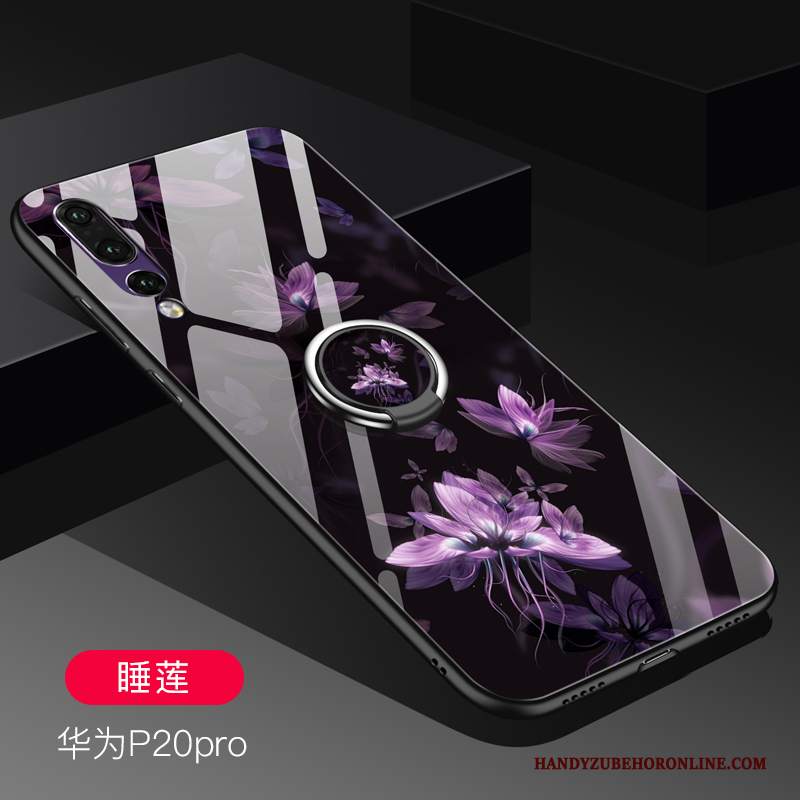 Custodia Huawei P20 Pro Protezione Net Red Di Personalità, Cover Huawei P20 Pro Creativo Anti-caduta Vetro