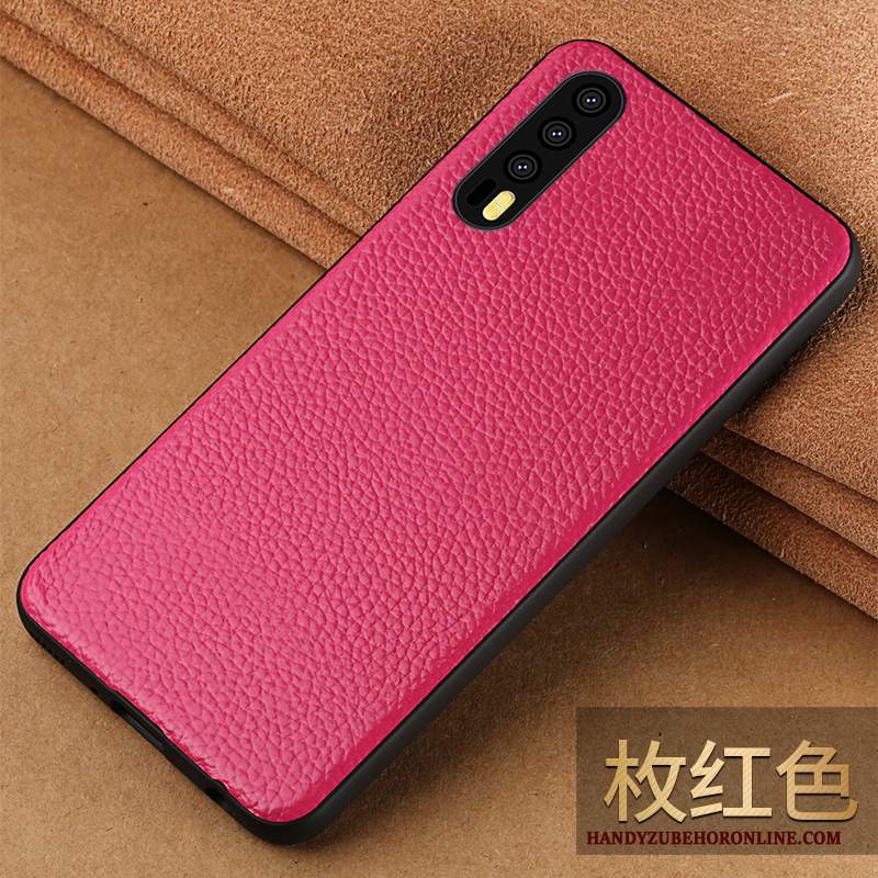 Custodia Huawei P20 Pro Protezione Tutto Incluso Nero, Cover Huawei P20 Pro Pelle Anti-caduta Marchio Di Tendenza