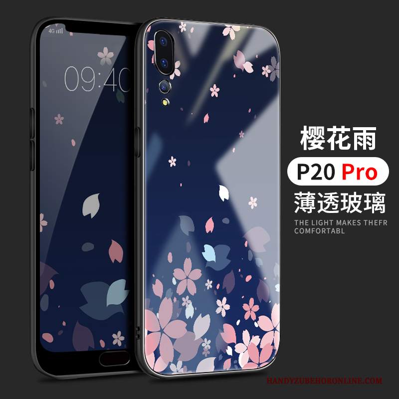 Custodia Huawei P20 Pro Silicone Di Personalità Marchio Di Tendenza, Cover Huawei P20 Pro Protezione Specchio Amanti