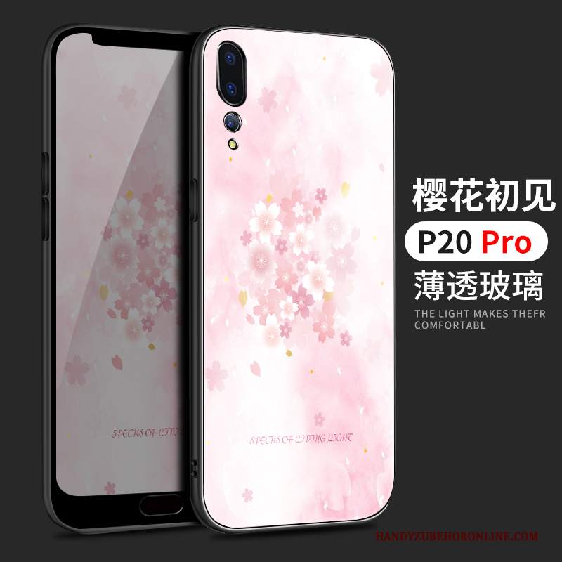 Custodia Huawei P20 Pro Silicone Di Personalità Marchio Di Tendenza, Cover Huawei P20 Pro Protezione Specchio Amanti