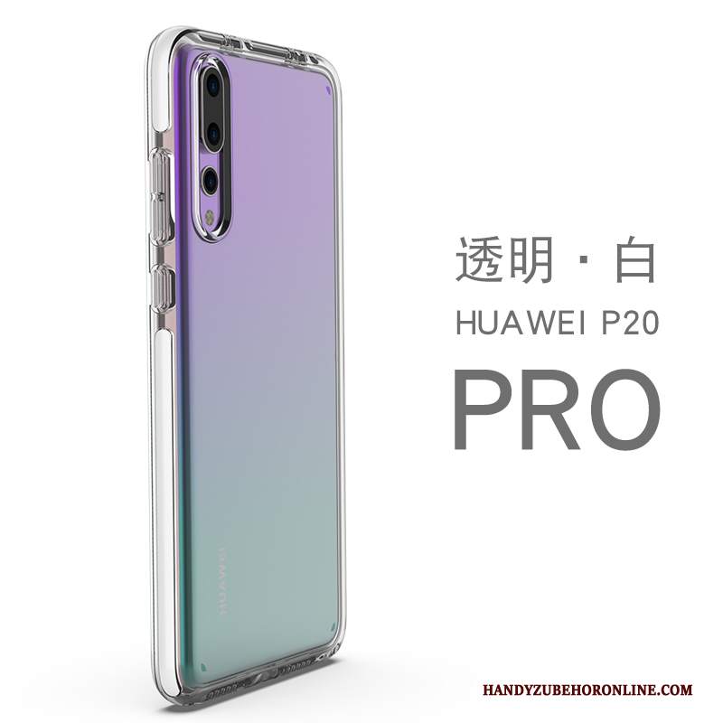 Custodia Huawei P20 Pro Silicone Di Personalità Trasparente, Cover Huawei P20 Pro Telefono Anti-caduta