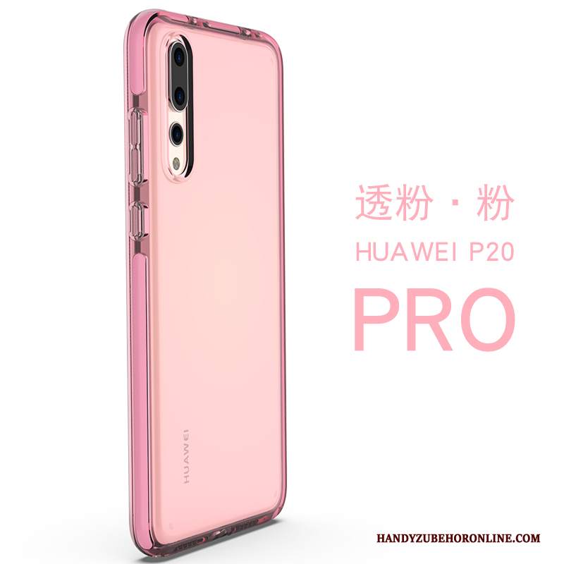 Custodia Huawei P20 Pro Silicone Di Personalità Trasparente, Cover Huawei P20 Pro Telefono Anti-caduta