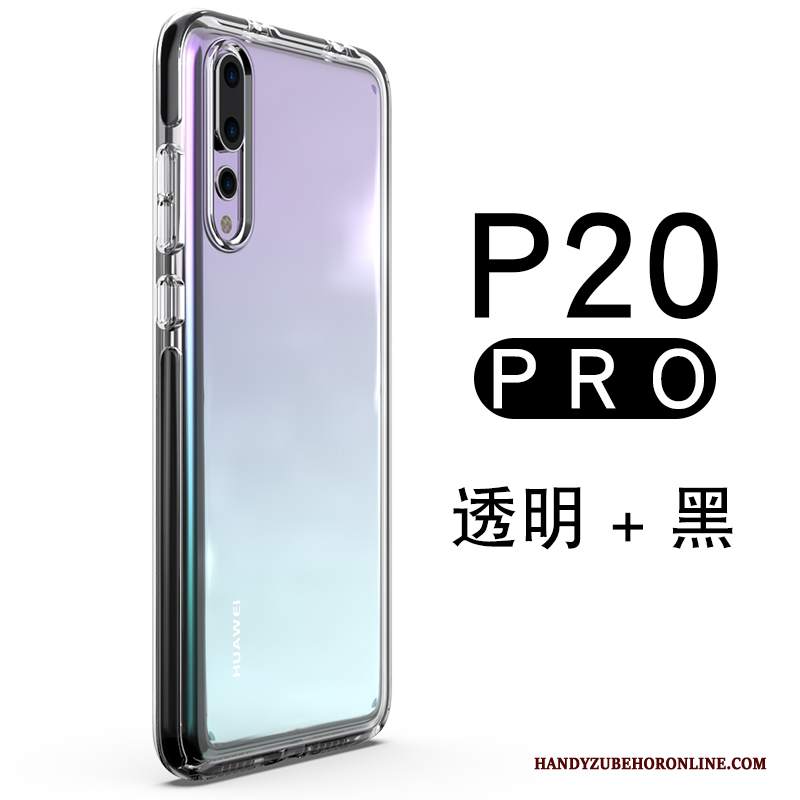 Custodia Huawei P20 Pro Silicone Di Personalità Trasparente, Cover Huawei P20 Pro Telefono Anti-caduta