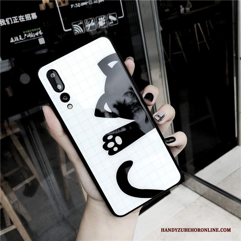 Custodia Huawei P20 Pro Telefono Bianco, Cover Huawei P20 Pro Nuovo Vetro