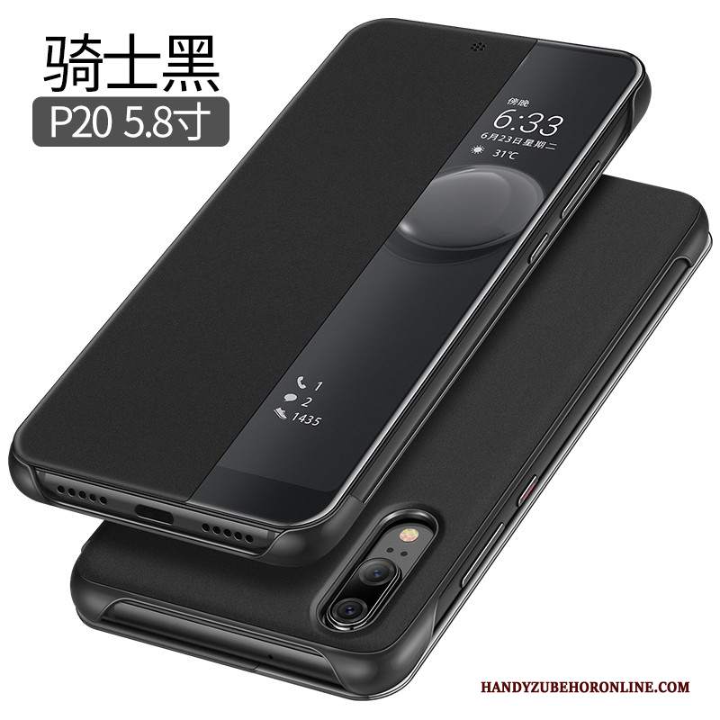 Custodia Huawei P20 Protezione Anti-caduta Sottili, Cover Huawei P20 Folio High End Di Personalità