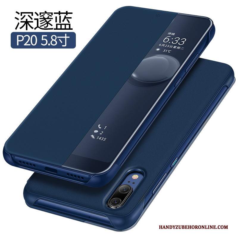 Custodia Huawei P20 Protezione Anti-caduta Sottili, Cover Huawei P20 Folio High End Di Personalità