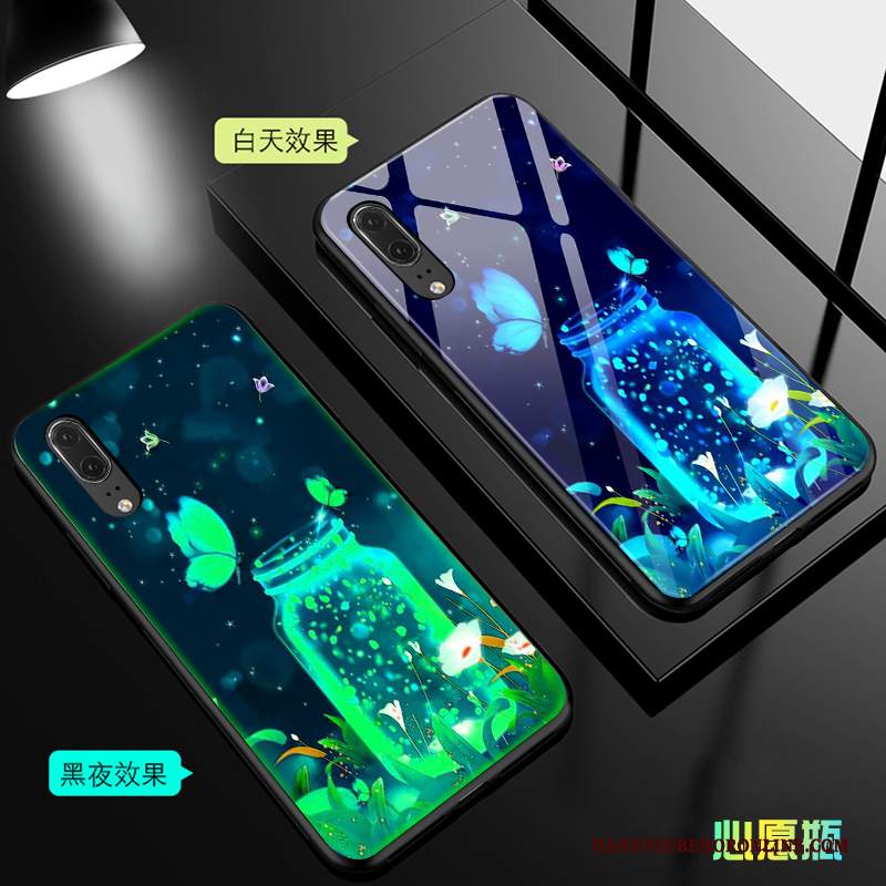 Custodia Huawei P20 Silicone Di Personalità Tutto Incluso, Cover Huawei P20 Creativo Telefono Porpora