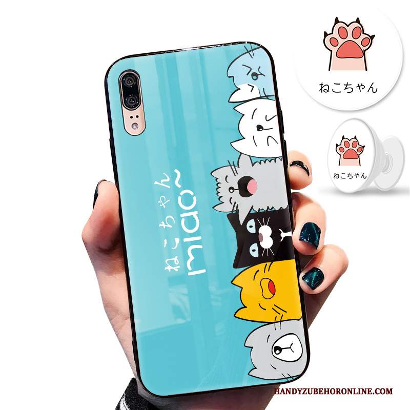 Custodia Huawei P20 Silicone Vento Di Personalità, Cover Huawei P20 Protezione Vetro Anti-caduta