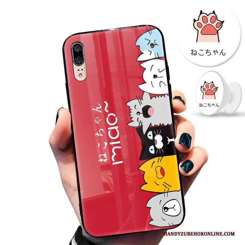 Custodia Huawei P20 Silicone Vento Di Personalità, Cover Huawei P20 Protezione Vetro Anti-caduta