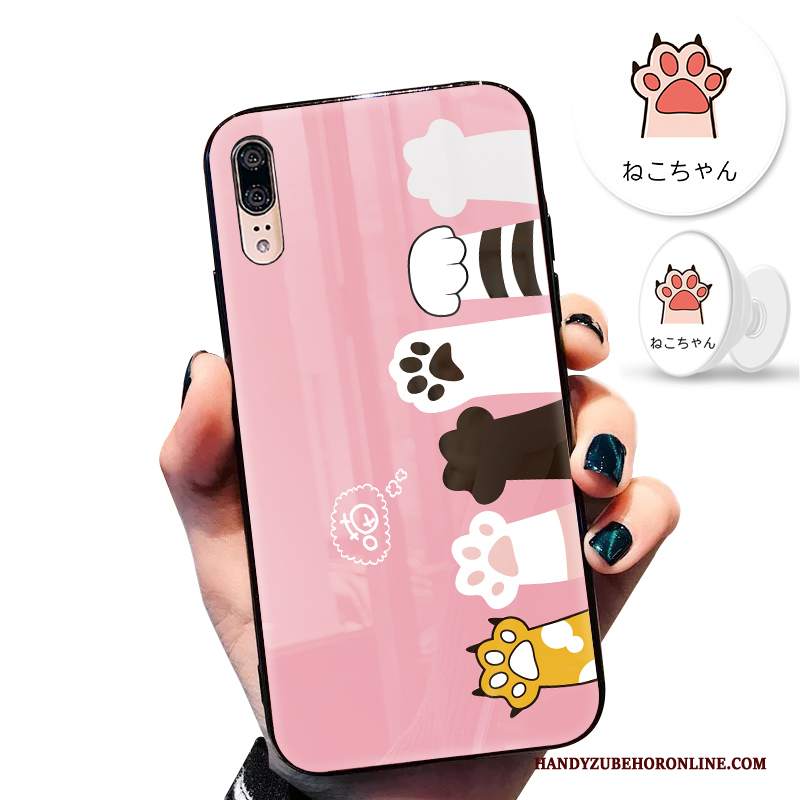 Custodia Huawei P20 Silicone Vento Di Personalità, Cover Huawei P20 Protezione Vetro Anti-caduta