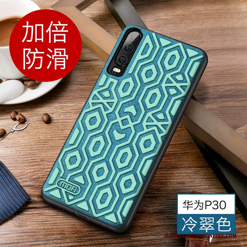 Custodia Huawei P30 Creativo Hemming Marchio Di Tendenza, Cover Huawei P30 Silicone Di Personalitàtelefono