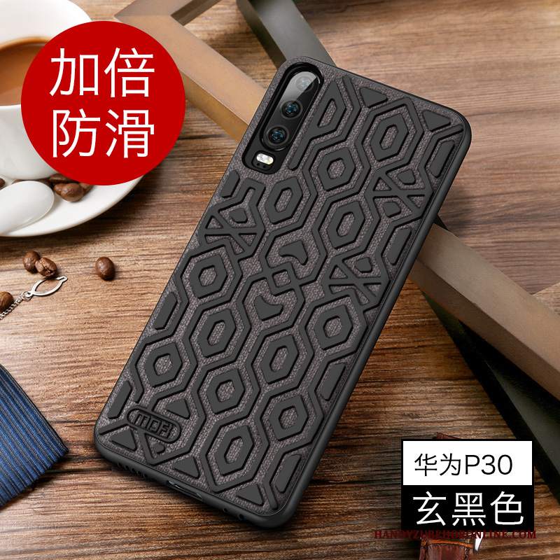 Custodia Huawei P30 Creativo Hemming Marchio Di Tendenza, Cover Huawei P30 Silicone Di Personalitàtelefono