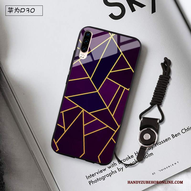 Custodia Huawei P30 Creativo Nuovo Tendenza, Cover Huawei P30 Protezione Telefono Verde