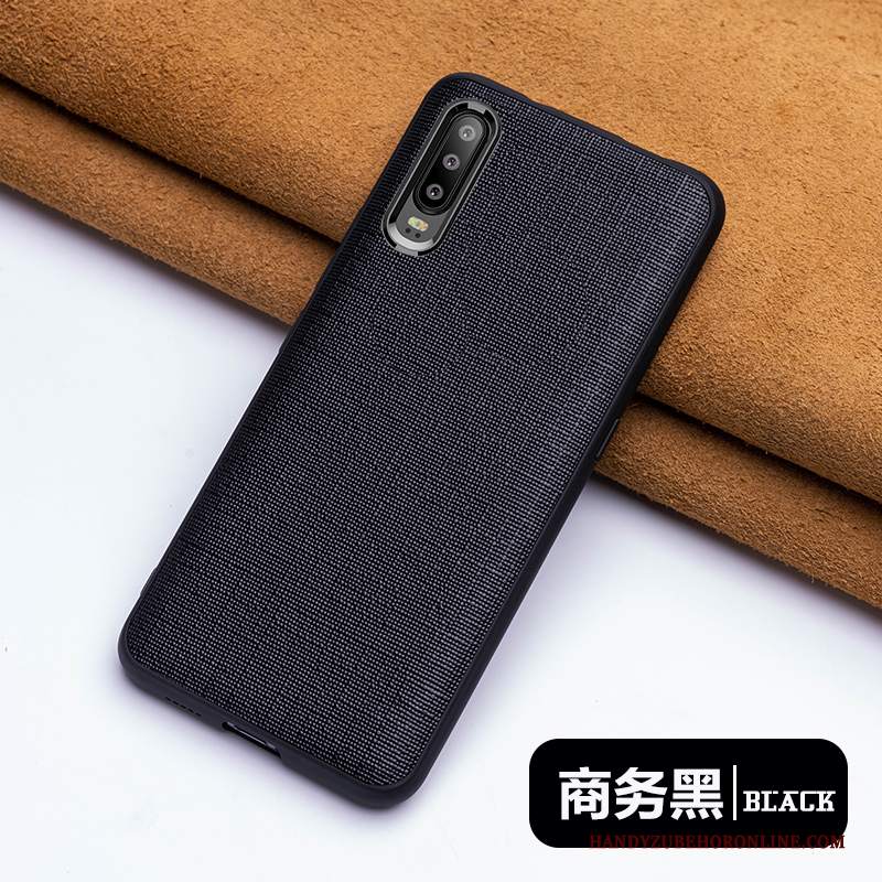 Custodia Huawei P30 Creativo Telefono Personalizza, Cover Huawei P30 Pelle Tutto Incluso Nero