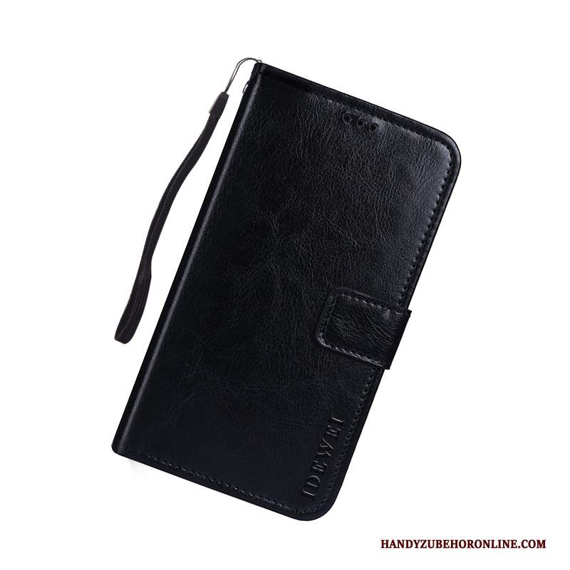 Custodia Huawei P30 Folio Carta Semplici, Cover Huawei P30 Portafoglio Gioventù Nero