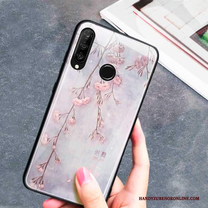 Custodia Huawei P30 Lite Creativo Di Personalità Tendenza, Cover Huawei P30 Lite Vetro Vento