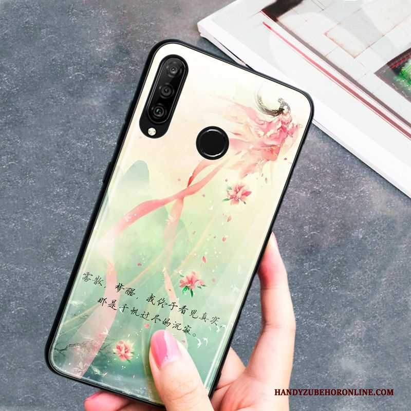 Custodia Huawei P30 Lite Creativo Di Personalità Tendenza, Cover Huawei P30 Lite Vetro Vento