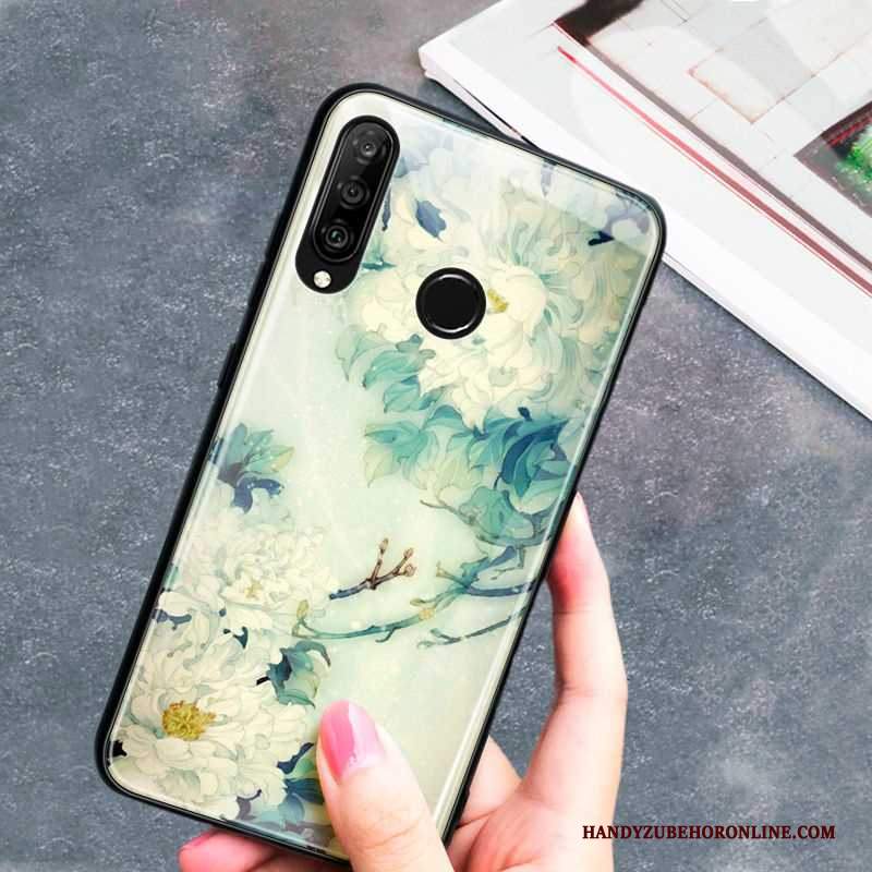 Custodia Huawei P30 Lite Creativo Di Personalità Tendenza, Cover Huawei P30 Lite Vetro Vento