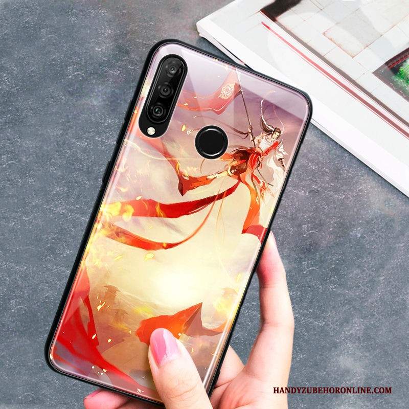 Custodia Huawei P30 Lite Creativo Di Personalità Tendenza, Cover Huawei P30 Lite Vetro Vento