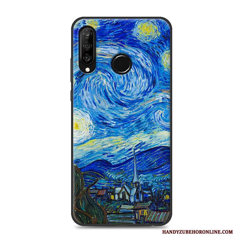 Custodia Huawei P30 Lite Creativo Ricchezza Marchio Di Tendenza, Cover Huawei P30 Lite Protezione Di Personalità Morbido