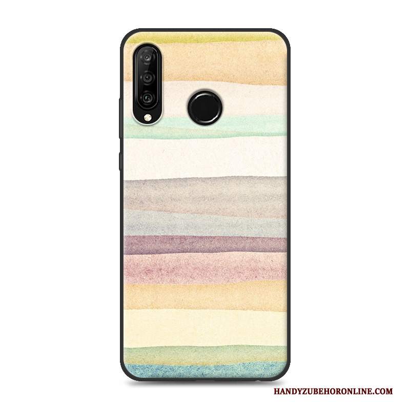 Custodia Huawei P30 Lite Creativo Ricchezza Marchio Di Tendenza, Cover Huawei P30 Lite Protezione Di Personalità Morbido