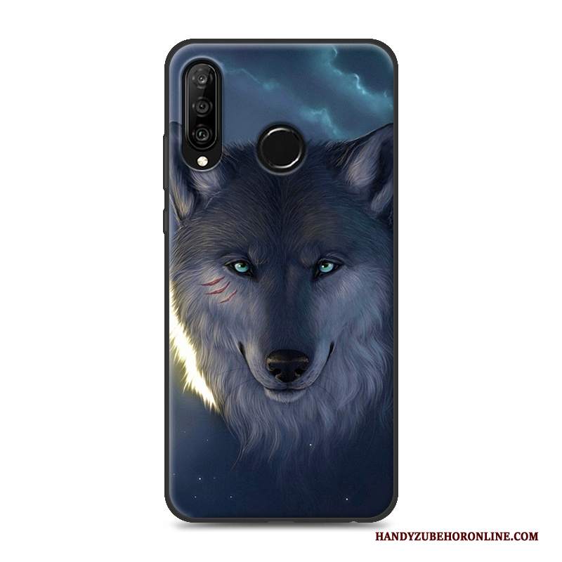 Custodia Huawei P30 Lite Creativo Ricchezza Marchio Di Tendenza, Cover Huawei P30 Lite Protezione Di Personalità Morbido