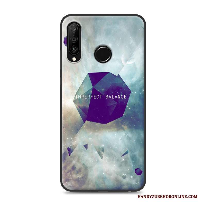 Custodia Huawei P30 Lite Creativo Ricchezza Marchio Di Tendenza, Cover Huawei P30 Lite Protezione Di Personalità Morbido