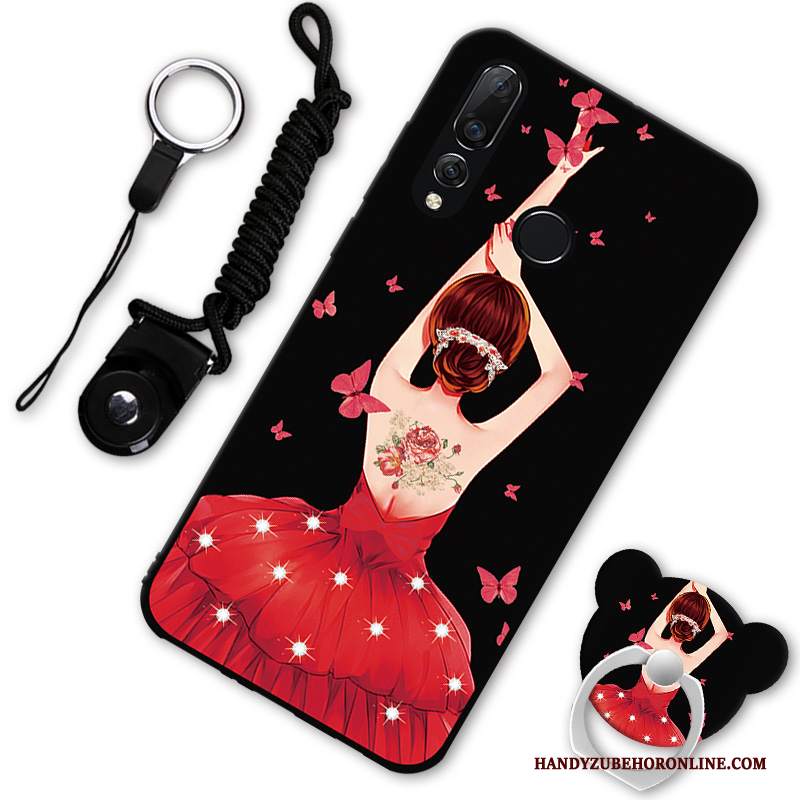 Custodia Huawei P30 Lite Creativo Rossotelefono, Cover Huawei P30 Lite Tendenza Morbido