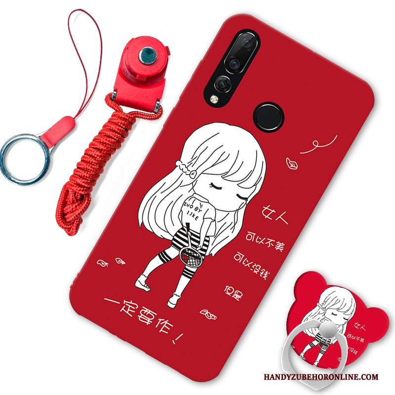 Custodia Huawei P30 Lite Creativo Rossotelefono, Cover Huawei P30 Lite Tendenza Morbido