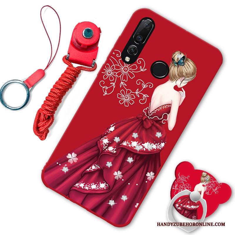 Custodia Huawei P30 Lite Creativo Rossotelefono, Cover Huawei P30 Lite Tendenza Morbido