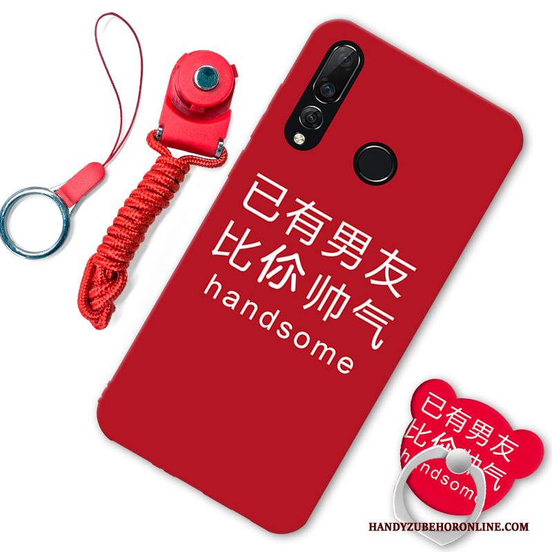 Custodia Huawei P30 Lite Creativo Rossotelefono, Cover Huawei P30 Lite Tendenza Morbido