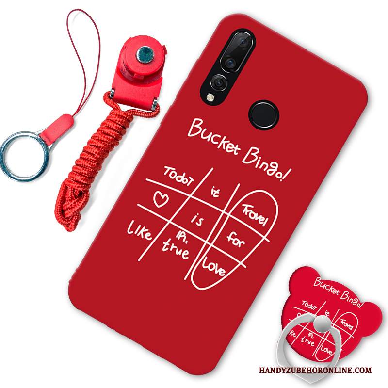 Custodia Huawei P30 Lite Creativo Rossotelefono, Cover Huawei P30 Lite Tendenza Morbido