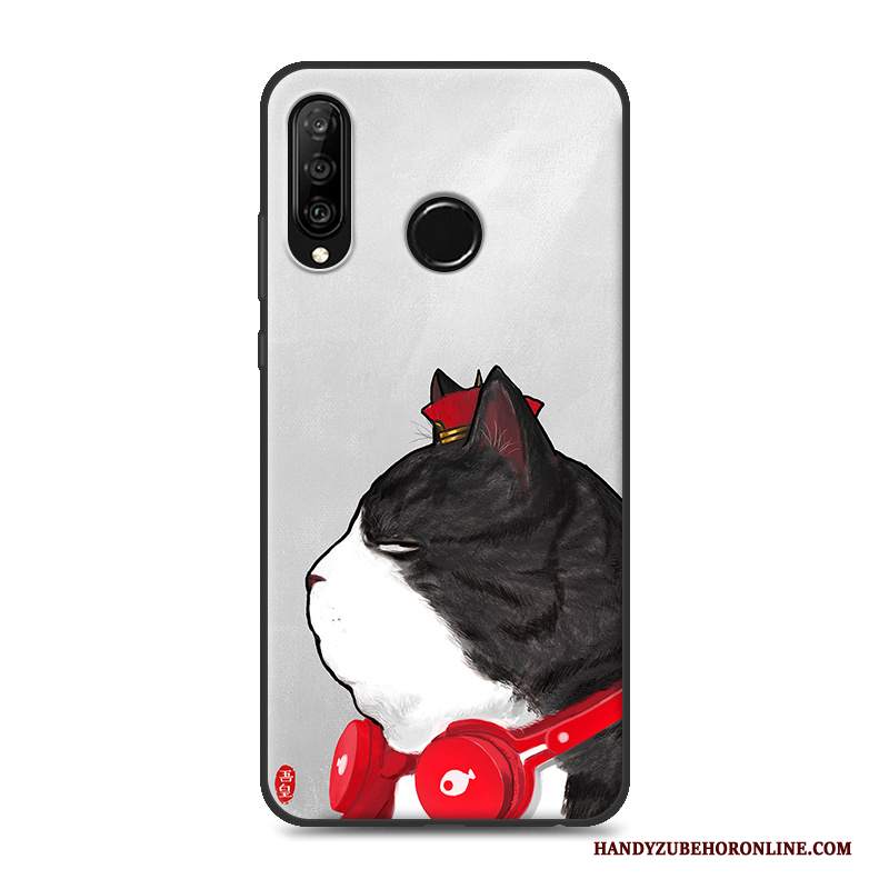 Custodia Huawei P30 Lite Creativo Telefono Anti-caduta, Cover Huawei P30 Lite Protezione Di Personalità Morbido