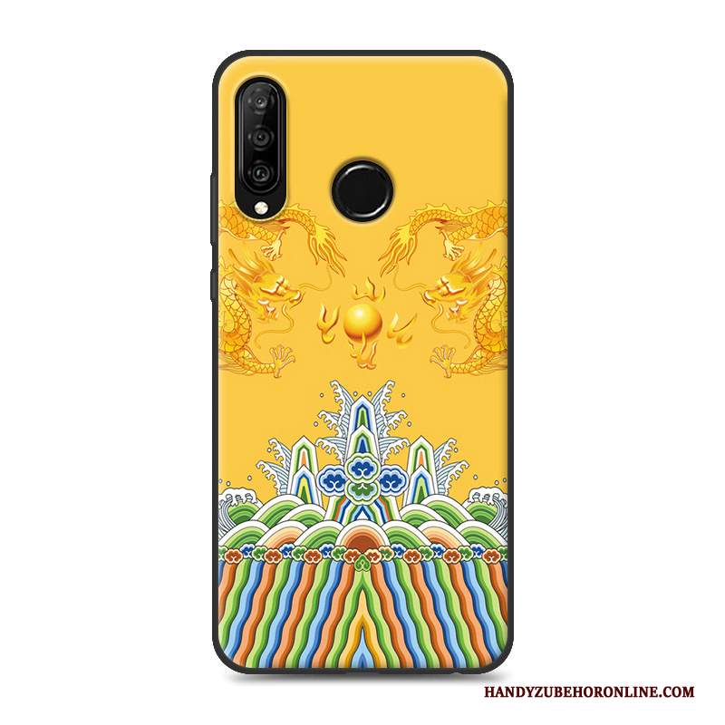 Custodia Huawei P30 Lite Creativo Telefono Anti-caduta, Cover Huawei P30 Lite Protezione Di Personalità Morbido