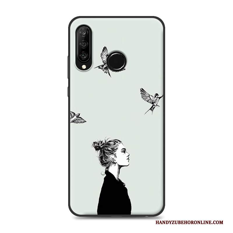 Custodia Huawei P30 Lite Creativo Telefono Anti-caduta, Cover Huawei P30 Lite Protezione Di Personalità Morbido