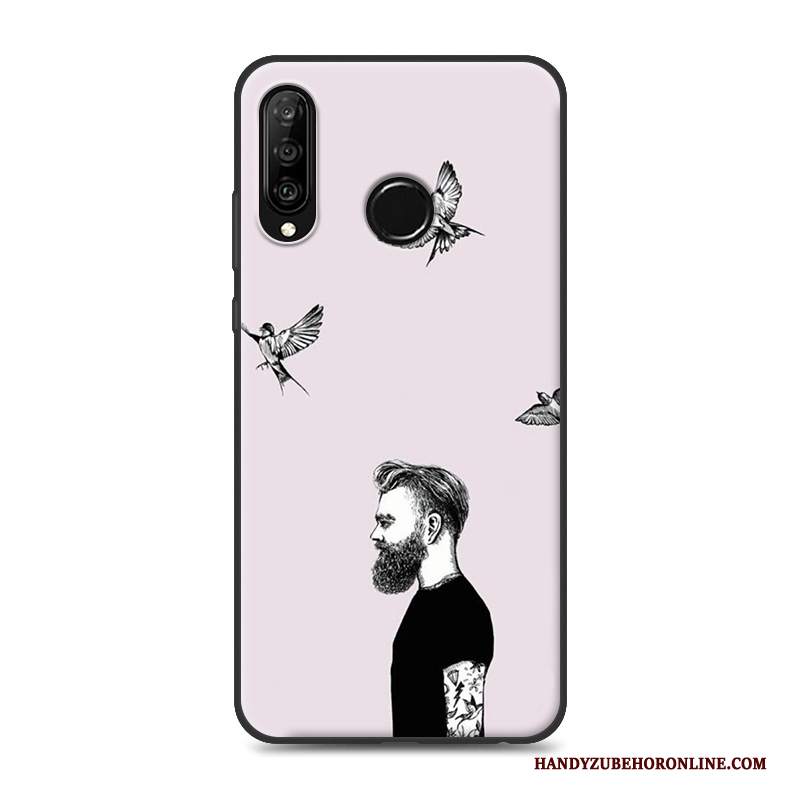 Custodia Huawei P30 Lite Creativo Telefono Anti-caduta, Cover Huawei P30 Lite Protezione Di Personalità Morbido