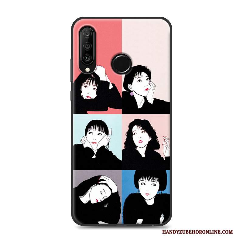 Custodia Huawei P30 Lite Creativo Telefono Anti-caduta, Cover Huawei P30 Lite Protezione Di Personalità Morbido