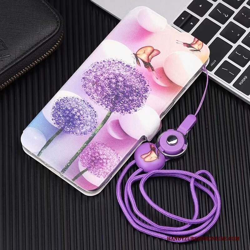 Custodia Huawei P30 Lite Pelle Porpora Tutto Incluso, Cover Huawei P30 Lite Folio Telefono Anti-caduta