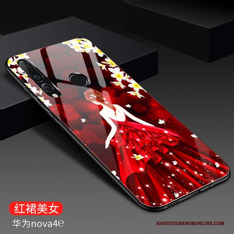 Custodia Huawei P30 Lite Silicone Blu Nuovo, Cover Huawei P30 Lite Moda Anti-caduta Morbido