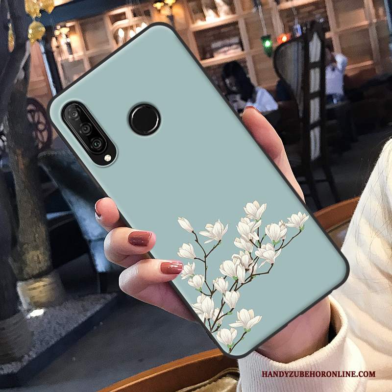 Custodia Huawei P30 Lite Silicone Marchio Di Tendenzatelefono, Cover Huawei P30 Lite Colore Morbido Bello