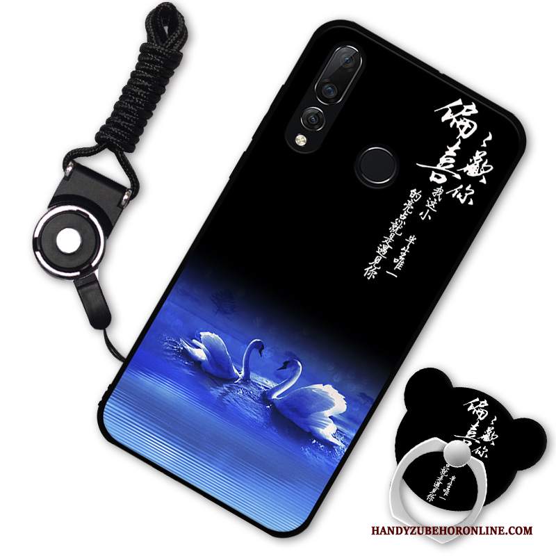 Custodia Huawei P30 Lite Silicone Telefono Anti-caduta, Cover Huawei P30 Lite Nuovo Nero