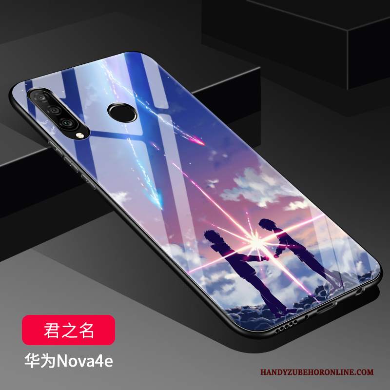 Custodia Huawei P30 Lite Silicone Telefono Morbido, Cover Huawei P30 Lite Protezione Nero Tutto Incluso