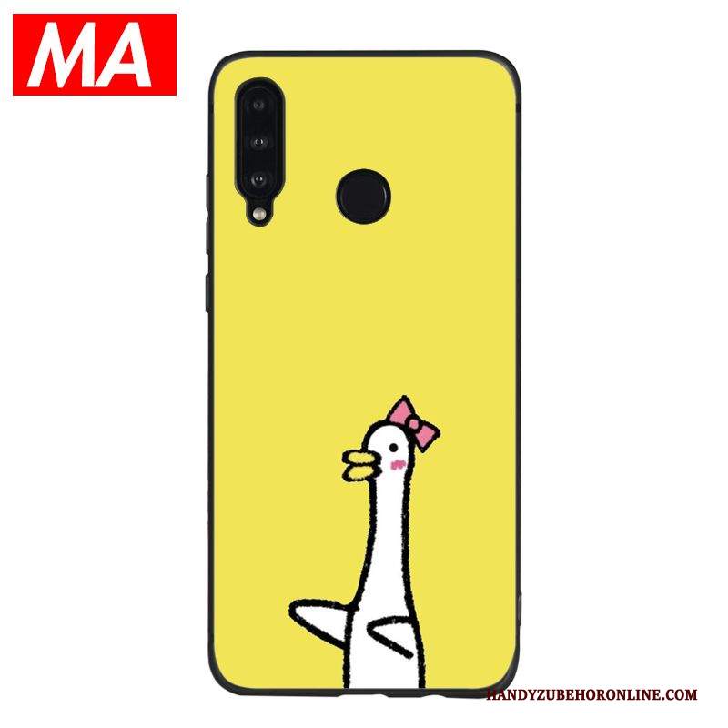 Custodia Huawei P30 Lite Silicone Telefono Semplici, Cover Huawei P30 Lite Protezione Cravatta A Farfalla Blu