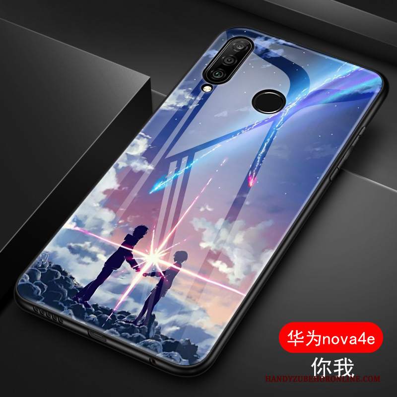 Custodia Huawei P30 Lite Silicone Telefono Tutto Incluso, Cover Huawei P30 Lite Protezione Specchio Vento