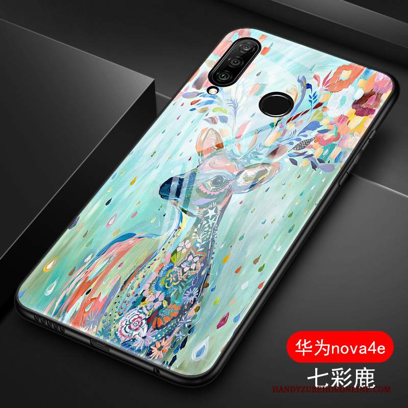 Custodia Huawei P30 Lite Silicone Telefono Tutto Incluso, Cover Huawei P30 Lite Protezione Specchio Vento