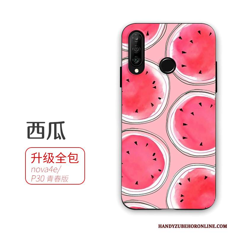 Custodia Huawei P30 Lite Telefono Piccola, Cover Huawei P30 Lite Macchiati Morbido