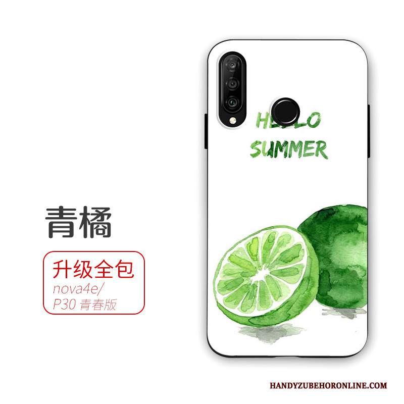 Custodia Huawei P30 Lite Telefono Piccola, Cover Huawei P30 Lite Macchiati Morbido