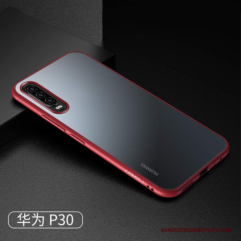 Custodia Huawei P30 Moda Nero Semplici, Cover Huawei P30 Silicone Modello Macchiati