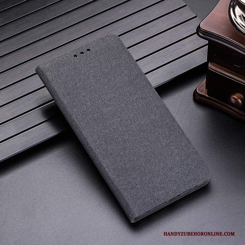 Custodia Huawei P30 Pelle Grigiotelefono, Cover Huawei P30 Folio Anti-caduta Carta