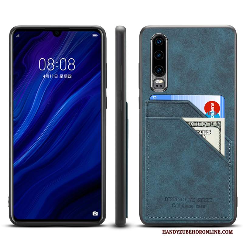 Custodia Huawei P30 Pelle Sottiletelefono, Cover Huawei P30 Protezione Tutto Incluso Nuovo